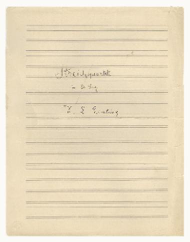 Streichquartett in Es Dur