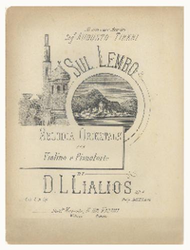 Sul Lembo: melodia orientale per violino e pianoforte, op. 1