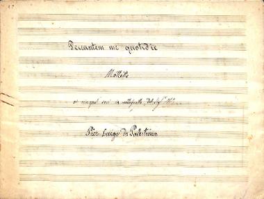 Peccantem me quotidie, motet for 5 voices [1572], score, ms.