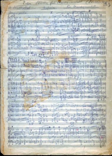 Zehn Stücke für streichquartett (Skizzen)