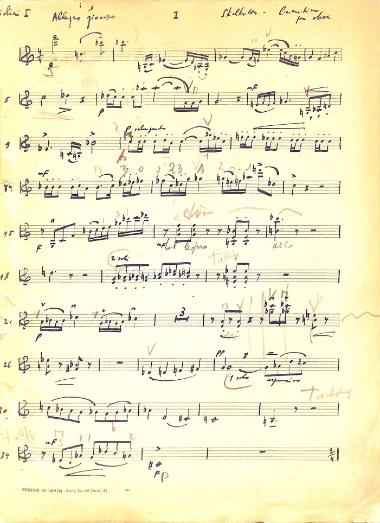 Concertino for oboe