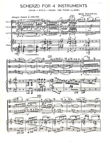 Scherzo for 4 instruments