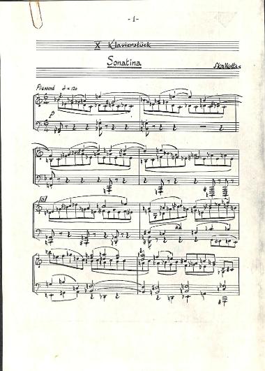 Klavierstücken X/ XI/ XVI - Sonatina, Partita, Nachtstück