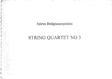 String Quartet No 3