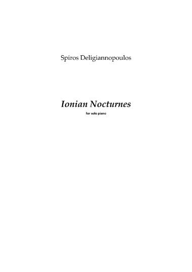 Ionian nocturnes: for solo piano