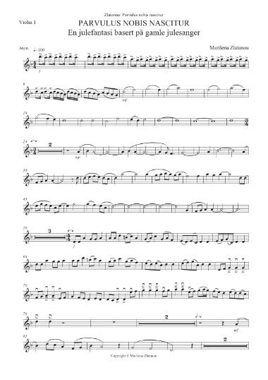 Parvulus nobis nascitur: for blandakor og strykeorkester