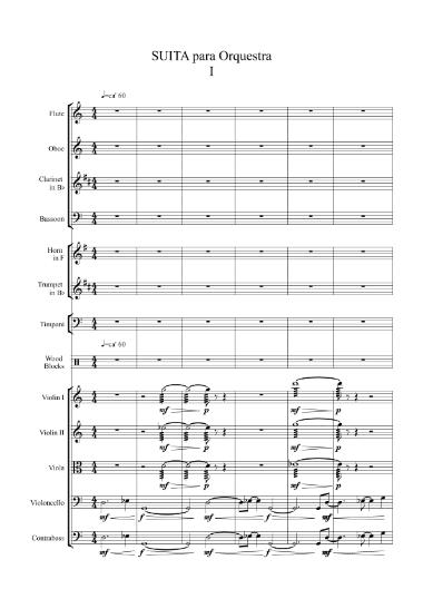Suita para orchestra