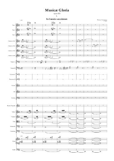 Musicæ Gloria opus 121