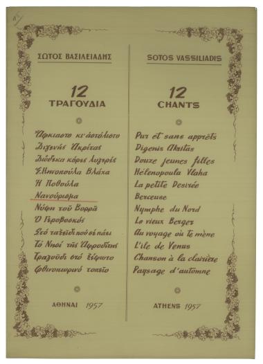 Νανούρισμα (Berceuse)