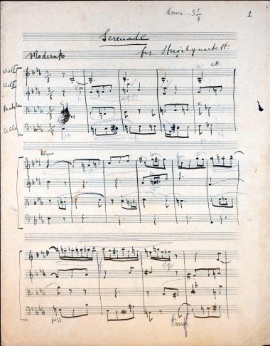 Serenade: fur streichquartett