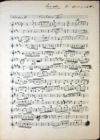 Serenade: fur streichquartett