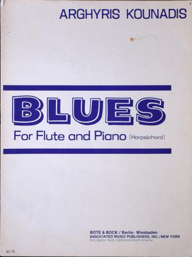 Blues for flute and piano (Harpsichord)