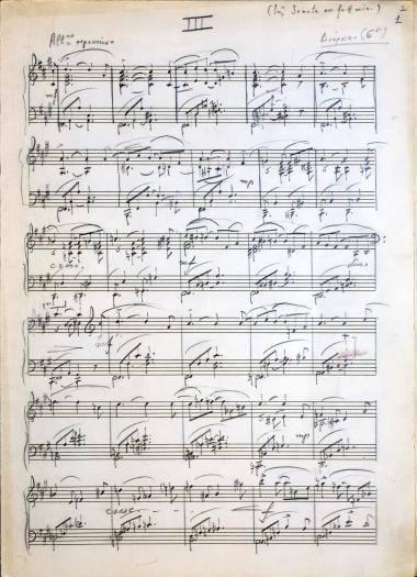 1re Sonate en fa# min.