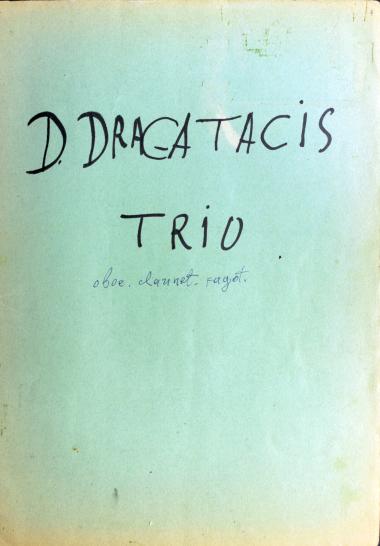 Trio: oboe-clarinet-fagot. (sic)