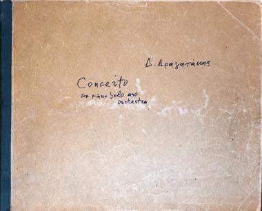 Concerto: for piano solo and orchestra