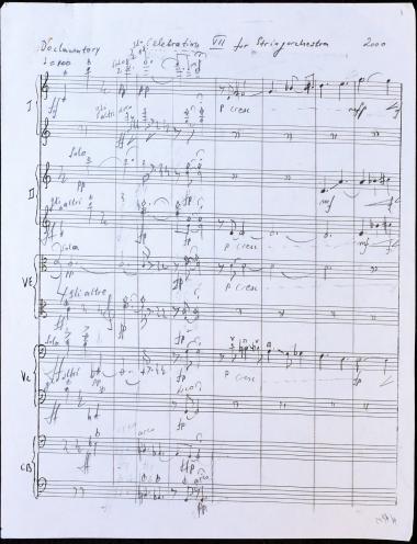 Celebration VII: for String Orchestra