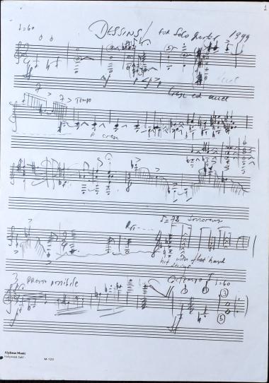 Dessins: for solo guitar