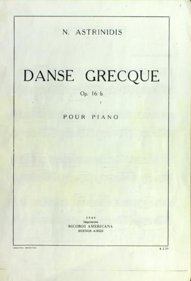 Danse grecque op.16b