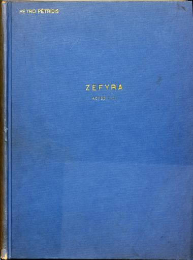 Zefyra: drame musical et trois actes - cinq tableaux