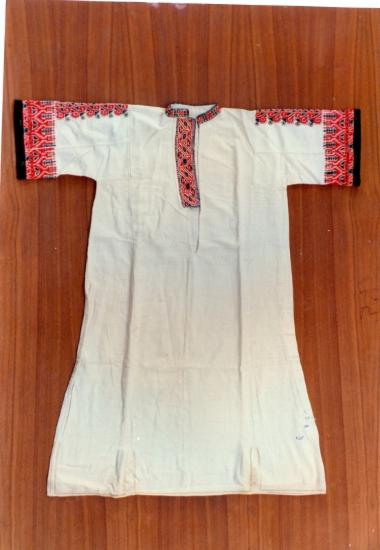 Σαρακατσάνικο λευκό βαμβακερό πουκάμισο