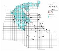 Δεύτερη εθνική έκθεση για την εφαρμογή της Οδηγίας 92/43 ΕΟΚ στην Ελλάδα (περίοδος αναφοράς: 2001-2006): Χάρτης εξάπλωσης και εύρους εξάπλωσης του είδους Testudo-hermanni