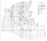 Δεύτερη εθνική έκθεση για την εφαρμογή της Οδηγίας 92/43 ΕΟΚ στην Ελλάδα (περίοδος αναφοράς: 2001-2006): Χάρτης εξάπλωσης και εύρους εξάπλωσης του είδους Fritillaria-drenovskii
