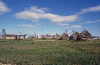 Καλύβες σαρακατσάνων στη λίμνη Βιστονίδα