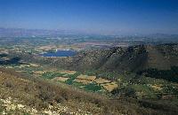 Πανοραμική άποψη της λίμνης Ζάζαρη.