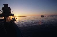 Φανάρι ψαρόβαρκας το σούρουπο