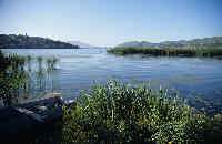 Γενική άποψη ανοικτών νερών στη λίμνη Καστοριά