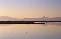 Ξημέρωμα στη λιμνοθάλασσα Κλείσοβα Μεσολογγίου