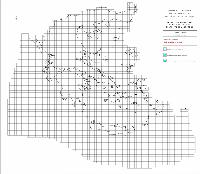 Δεύτερη εθνική έκθεση για την εφαρμογή της Οδηγίας 92/43 ΕΟΚ στην Ελλάδα (περίοδος αναφοράς: 2001-2006): Χάρτης εξάπλωσης και εύρους εξάπλωσης του είδους Botrychium-simplex