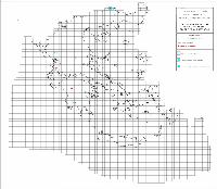 Δεύτερη εθνική έκθεση για την εφαρμογή της Οδηγίας 92/43 ΕΟΚ στην Ελλάδα (περίοδος αναφοράς: 2001-2006): Χάρτης εξάπλωσης και εύρους εξάπλωσης του είδους Myotis-bechsteini