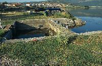 Αρδευτικό κανάλι στη λίμνη Ζάζαρη