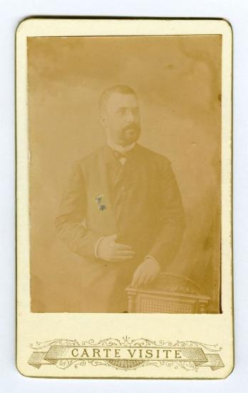 1 φωτογραφία carte visite του Πάνου Κουρτζή σε 3 αντίτυπα