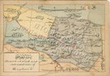 Οθωμανική διοικητική διαίρεση της επαρχίας Νικομήδειας (χάρτης).