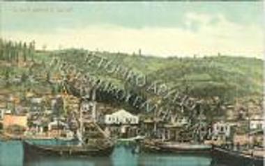 Άποψη του λιμανιού της Νικομήδειας (Ιζμίτ). Στο βάθος το τζαμί Iskele.