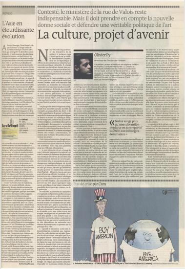 La culture, projet d'avenir
