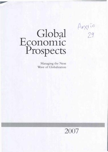 Global economic prospects: Managing the next wave of globalization
