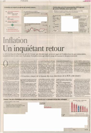 Inflation: Un inquiétant retour