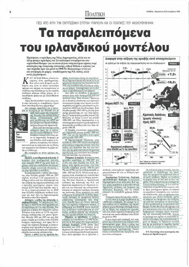 Τα παραλειπόμενα του ιρλανδικού μοντέλου