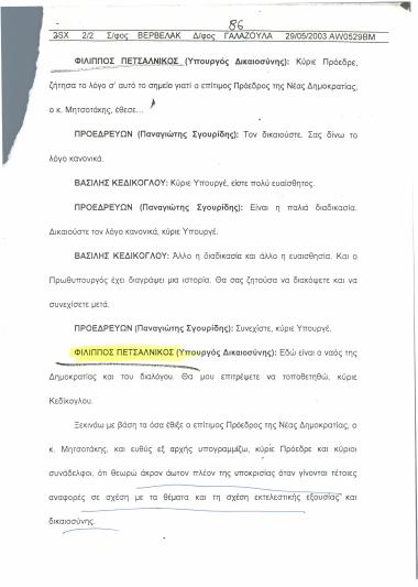 Πρακτικά Βουλής