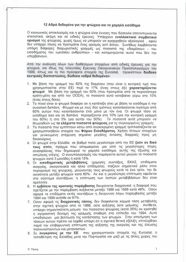 12 Αδρά δεδομένα για την φτώχεια και το χαμηλό εισόδημα