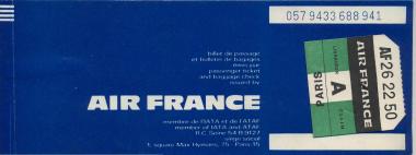 Air France: Billet de passage