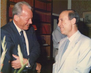 Πάντειος Σχολή με τον Βίλλυ Μπραντ