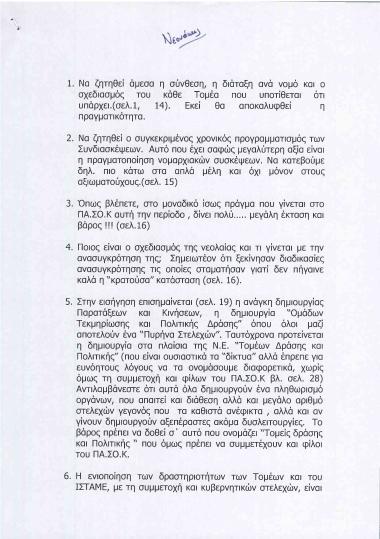 Υλικό για λόγους σχετικά με τον πολιτικό σχεδιασμό