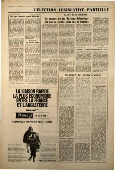L'élection législative partielle