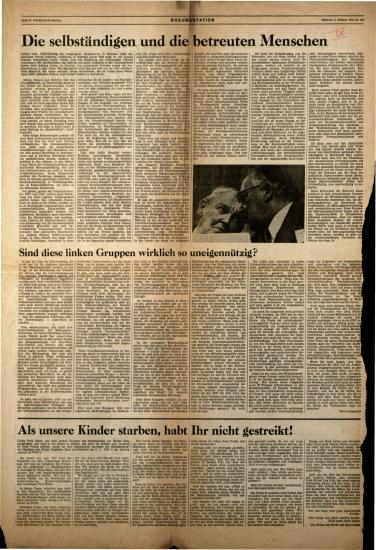 Die selbständigen und die betreuten Menschen