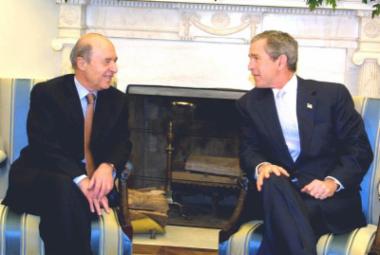 Συνάντηση με τον Τζωρτζ Μπους
