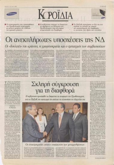 Οι ανεκπλήρωτες υποσχέσεις της ΝΔ- Σκληρή σύγκρουση για τη διαφθορά